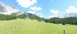Archiv Foto Webcam Rundblick Ehrwalder Alm 13:00
