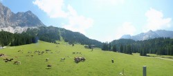Archiv Foto Webcam Rundblick Ehrwalder Alm 09:00