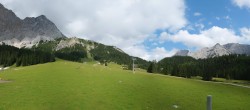 Archiv Foto Webcam Rundblick Ehrwalder Alm 15:00