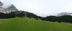 Archiv Foto Webcam Rundblick Ehrwalder Alm 13:00