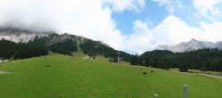 Archiv Foto Webcam Rundblick Ehrwalder Alm 13:00
