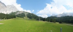 Archiv Foto Webcam Rundblick Ehrwalder Alm 13:00