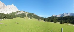Archiv Foto Webcam Rundblick Ehrwalder Alm 13:00