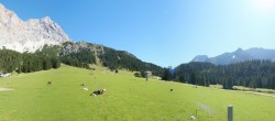 Archiv Foto Webcam Rundblick Ehrwalder Alm 11:00