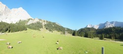 Archiv Foto Webcam Rundblick Ehrwalder Alm 15:00