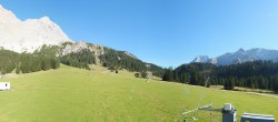 Archiv Foto Webcam Rundblick Ehrwalder Alm 13:00