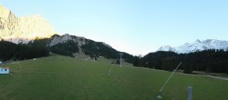 Archived image Webcam Panoramic view Ehrwalder Alm 15:00
