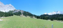 Archived image Webcam Panoramic view Ehrwalder Alm 23:00