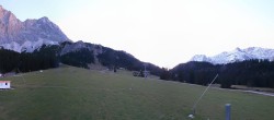 Archived image Webcam Panoramic view Ehrwalder Alm 05:00