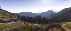 Archived image Webcam Oberammergau - Mountain hut Kolbensattel 07:00