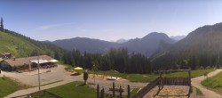 Archiv Foto Webcam Oberammergau - Kolbensattelhütte 09:00