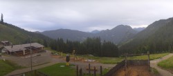 Archived image Webcam Oberammergau - Mountain hut Kolbensattel 05:00