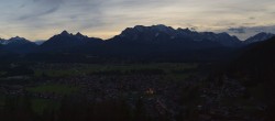 Archiv Foto Webcam Wallgau - Maxhütte 19:00