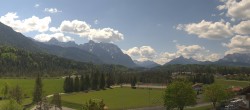 Archived image Webcam Tourist Information Krün 11:00