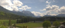 Archived image Webcam Tourist Information Krün 13:00