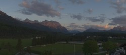 Archived image Webcam Tourist Information Krün 19:00