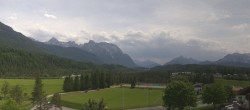 Archiv Foto Webcam Krün: Tourist-Information 13:00