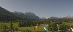 Archiv Foto Webcam Krün: Tourist-Information 07:00