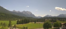 Archiv Foto Webcam Krün: Tourist-Information 13:00