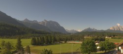 Archiv Foto Webcam Krün: Tourist-Information 07:00