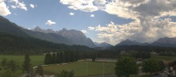 Archiv Foto Webcam Krün: Tourist-Information 13:00