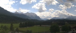Archiv Foto Webcam Krün: Tourist-Information 13:00