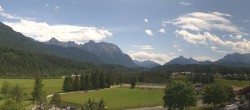 Archiv Foto Webcam Krün: Tourist-Information 13:00