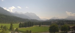 Archiv Foto Webcam Krün: Tourist-Information 13:00