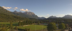 Archiv Foto Webcam Krün: Tourist-Information 17:00