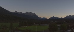Archived image Webcam Tourist Information Krün 19:00