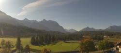 Archiv Foto Webcam Krün: Tourist-Information 09:00