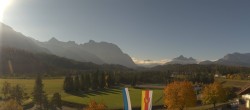 Archiv Foto Webcam Krün: Tourist-Information 09:00