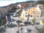 Archived image Webcam View over Dietfurt market square 13:00