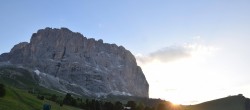Archiv Foto Webcam Gipfel Langkofel, Berghotel Piz Seteur 20:00