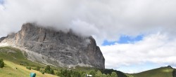 Archiv Foto Webcam Gipfel Langkofel, Berghotel Piz Seteur 09:00