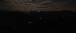 Archiv Foto Webcam Panoramablick Dolomiten 01:00