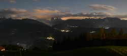 Archiv Foto Webcam Panoramablick Dolomiten 23:00