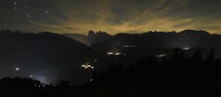 Archiv Foto Webcam Panoramablick Dolomiten 01:00