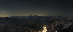 Archiv Foto Webcam Mont-Blanc-Gruppe Panorama 01:00