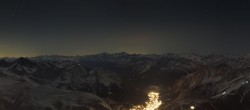 Archiv Foto Webcam Mont-Blanc-Gruppe Panorama 03:00