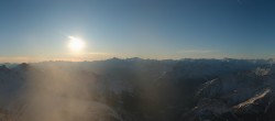 Archiv Foto Webcam Mont-Blanc-Gruppe Panorama 07:00