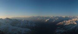 Archiv Foto Webcam Mont-Blanc-Gruppe Panorama 06:00