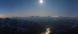 Archiv Foto Webcam Mont-Blanc-Gruppe Panorama 03:00
