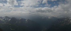 Archiv Foto Webcam Mont-Blanc-Gruppe Panorama 09:00