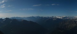 Archiv Foto Webcam Mont-Blanc-Gruppe Panorama 07:00