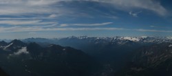 Archiv Foto Webcam Mont-Blanc-Gruppe Panorama 09:00