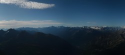 Archiv Foto Webcam Mont-Blanc-Gruppe Panorama 07:00
