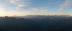 Archiv Foto Webcam Mont-Blanc-Gruppe Panorama 05:00