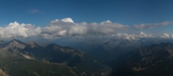 Archiv Foto Webcam Mont-Blanc-Gruppe Panorama 17:00