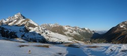 Archived image Webcam Kühtai - Chair lift Wiesbergbahn 06:00